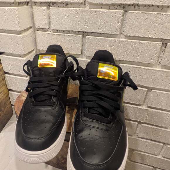 Nike Air Force 1 '07 LV8 Low Black Iridescent Pixel CV1699-002 - Picture 13 of 16